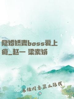 隐婚娇妻boss爱上瘾